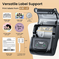 Imprimante d'étiquettes thermique sans fil Phomemo M128, 2 pouces, 203 dpi, sans encre, pour étiquettes d'adresse, codes-barres, autocollants