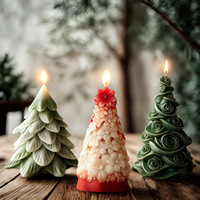 Molde de silicona para velas de la serie Árbol de Navidad de China, para yeso, jabón, resina, mousse, decoración de pasteles, adornos, modelo YT25181