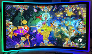 لوحة ألعاب صيد الأسماك الأصلية الشهيرة زومبي أواكن بلس مع شاشة عرض عالية الدقة 86 بوصة باللغة الإنجليزية، موديل لـ 8 لاعبين TF-FB-043 - Product Image 3