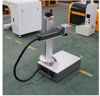 Mini machine de marquage laser à fibre Mopa 60w avec lentille 175x175mm