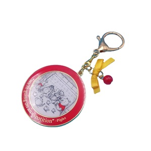 Porte-clés en métal peint à l'époxy, figurine animale de dessin animé, pendentif en alliage couleur or, cadeau d'affaires, article promotionnel - Product Image 5