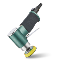 Mini ponceuse pneumatique portative orbitale avec fixation auto-agrippante pour le polissage et le lustrage du bois, du métal et de la pierre