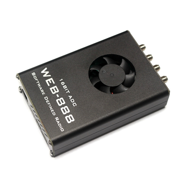 Hamgeek WEB-888 SDR Receiver Software Defined Radio with 16bit ADC 62M Bandwidth DDC Web SDR GPS Module for HF VHF