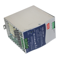 Alimentation industrielle Meanwell TDR-480-24 480W 24V mince avec fonction PFC, garantie 3 ans, transformateur triphasé, ferrite, sortie 20A