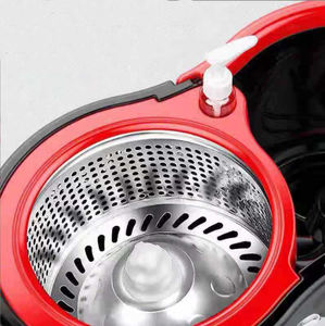 Groothandel Dubbele Ronde Vloer Schoon Water Gemakkelijk Leven Magische Draaiende Dweilen En Emmer Set 360 Graden Roterende Dweil Met Emmer - Product Image 5