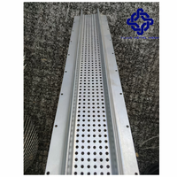 Junta de control de ventilación para soffit galvanizado, junta de construcción de 7/8 pulgadas de altura x 2 pulgadas de ancho, suministro de fábrica