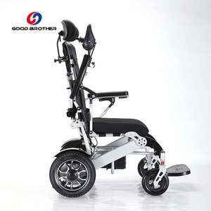 電動折りたたみ車椅子アルミ合金電動モーター階段昇降車椅子 - Product Image 2