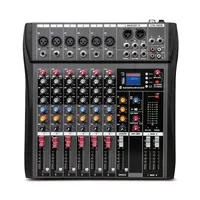 Top Quality 6ch Audio No Power Amplifier DJ Mixer with USB
