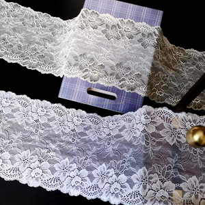 055877 Viền Ren Jacquard Đàn Hồi Hai Màu Rộng <span class=keywords><strong>18Cm</strong></span> - Product Image 5