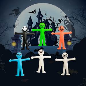 Jouet anti-stress personnalisé - Visage de fantôme extensible Halloween en TPR - Poupées créatives pour soulager le stress - Product Image 2