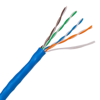 Cable de red CAT5e UTP 0,5x4P Cableado Ethernet de fibra óptica de cobre puro de alta velocidad Cableado de comunicación superior para óptimo