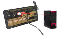 Fabrika ürün D50-OP 12/24/220V Subwoofer HIFI bas güç amplifikatörü uzaktan kumanda yüksek güç ev amplifikatör optik