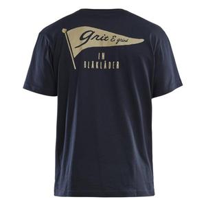 BLAKLADER - 942010428600XS T-shirt Grit Flag Bleu marine foncé-EAN 7330509947630 T-SHIRTS DE TRAVAIL ET POLO - Product Image 3