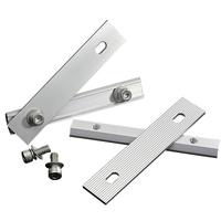Rail de montage PV en aluminium, connecteur de profilé de raccordement solaire pour une installation facile sur toiture