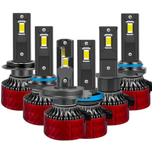 Ampoules de phare LED D60 H7, phare LED H4, phares de voiture LED super lumineux 100W haute puissance H1 <span class=keywords><strong>H3</strong></span> H11 H4 Hb5 9005 9006 LED Canbus - Product Image 1