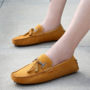 Zapatos Casuales de Primavera para Hombre, de Gamuza y Cuero, Zapatillas Clásicas, Calzado Cómodo, Zapatos de Vestir, Talla Grande, Planos - Product Image 2