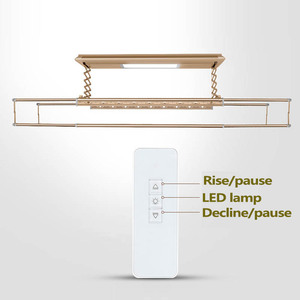 Stendibiancheria Intelligente con Sistema di Sollevamento Automatico, Controllo Vocale, Invisibile, Montaggio <span class=keywords><strong>a</strong></span> Parete o <span class=keywords><strong>Soffitto</strong></span> - Product Image 2