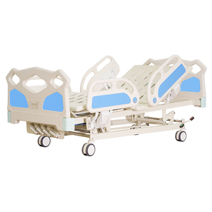 Uzun hizmet ile toptan beş fonksiyonlu manuel ayarlanabilir hastane yatağı tıbbi düz hasta yatağı - Product Image 1
