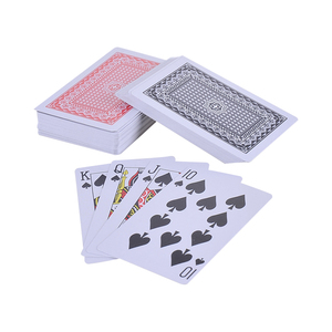 Impresión personalizada SHUNDA Baraja de cartas promocional Publicidad Poker Paper Royal Naipes Plástico de Taiwán Normal CN;ZHE - Product Image 6