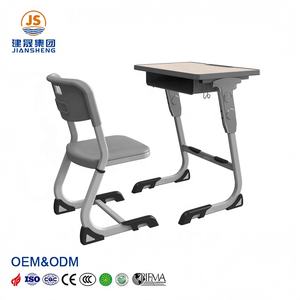 Escritorio y Silla Escolar Individual Ajustable al por Mayor para Aula - Product Image 2