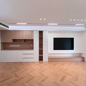 Modern Minimalist Wood Living Room Suite Integrated <strong>Design</strong> Storage Cabinet Walk-In <strong>Closet</strong> Shoe Cabinet. Eco-Friendly - Product Image 4