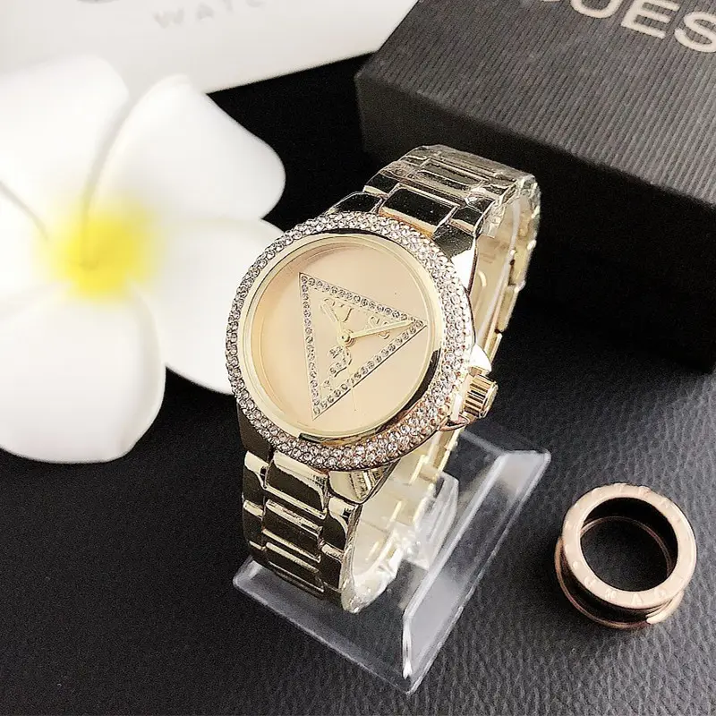 China Supplier mk charms original shiny watches couple montre clock watches women moissanite womens designer ladies watch