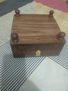Top Demanded Wooden Jewellery <b>Box</b> With Drawer Mirror And <b>Lock</b> Storage Case For Organizer And Gift Purpose Bulk Supplier - Product Image 2