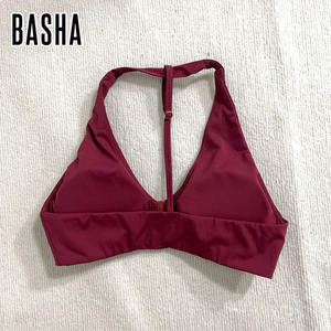 Soutien-gorge de sport BASHAsports pour femmes, col halterneck, dos élégant, avec coussinets de poitrine, hautement élastique, respirant, séchage rapide - Product Image 6