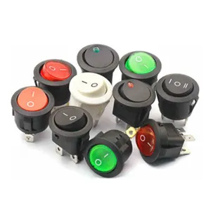 KCD2 series 3 ตำแหน่งสวิทช์/round rocker switch t85 (VDE, ENEC, CQC