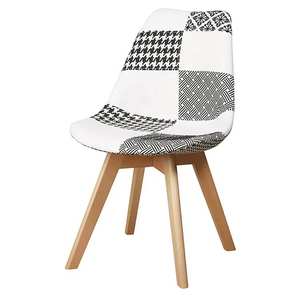 Modern <b>Bentwood</b> Room Furniture Chaise Patchwork Fabric <b>Dining</b> <b>Chair</b> for Sale - Product Image 2