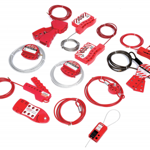Qvand thép không gỉ có thể điều chỉnh an toàn cáp khóa OEM của nhà sản xuất đa năng khóa <span class=keywords><strong>tagout</strong></span> thiết bị - Product Image 1