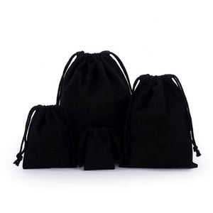 Sacs de rangement en toile de mousseline de coton bio personnalisés avec cordon de serrage pour chaussures, vente en gros - Product Image 6
