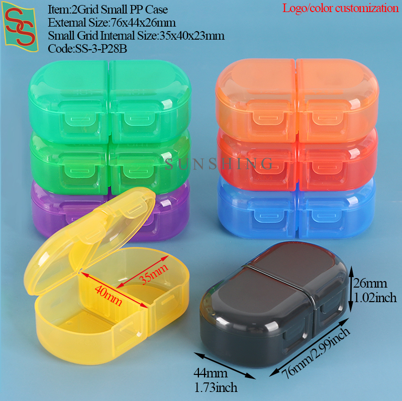 P28B 76x44x26mm 2 Grid