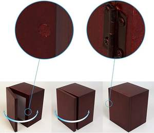 Лидер продаж, прямоугольные бамбуковые шкатулки для домашних животных, деревянные урны для домашних животных, урны для домашних животных с рамкой для картины - Product Image 4