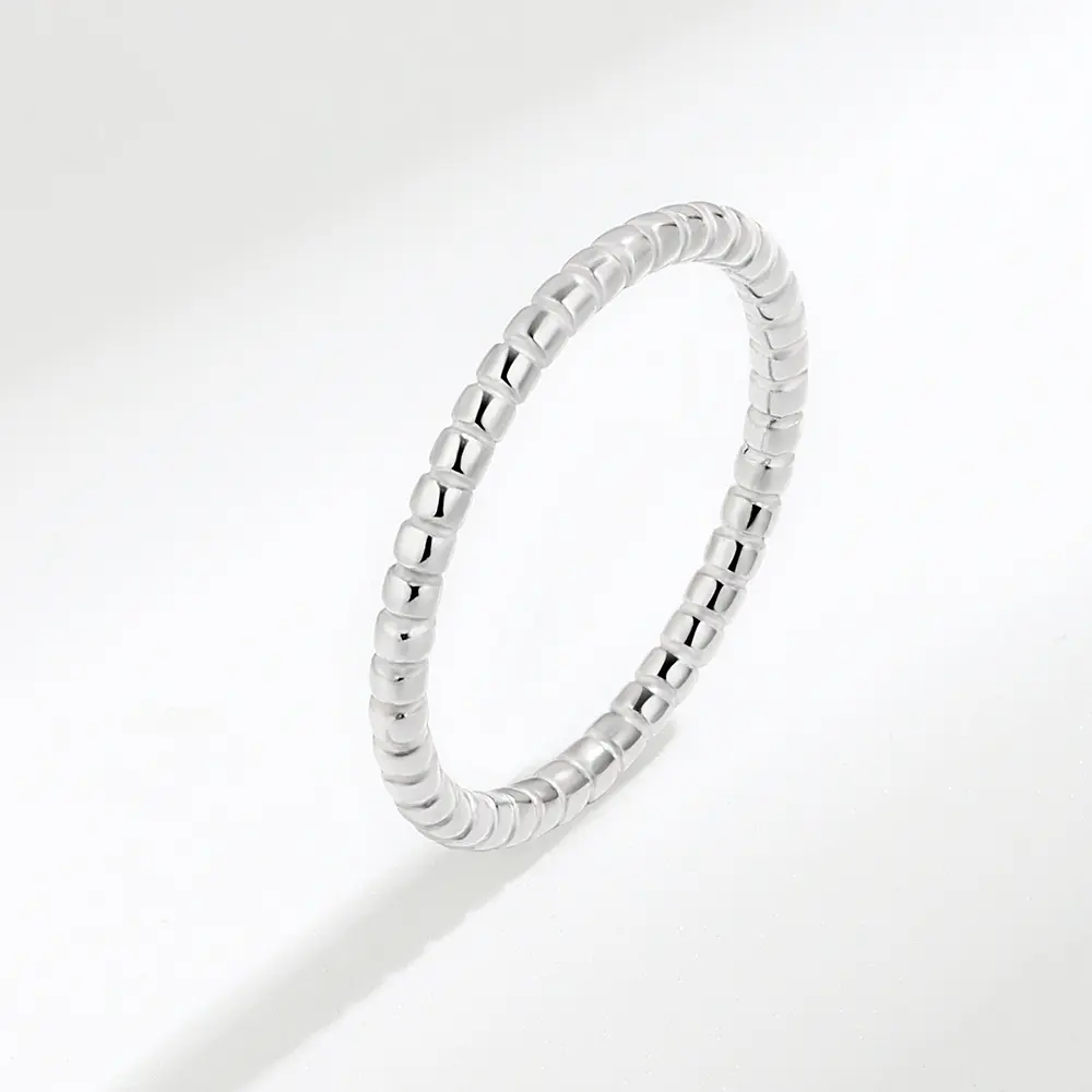 Wannee OEM fornitore diretto della fabbrica stili popolari gioielli affascinante signore moderno anello d'argento