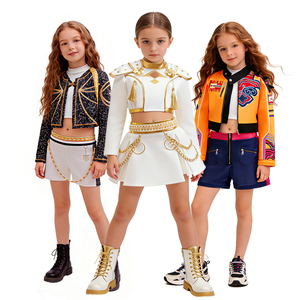 Disfraz de Halloween de Alta Calidad para Niños, Disfraz de Personaje de TV y Cine, Chaqueta Kpop y Conjunto de Pantalones para Niña - Product Image 1