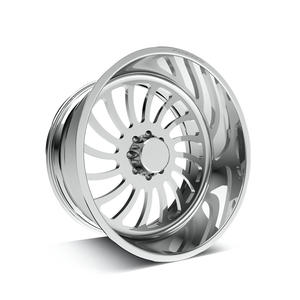 Jantes en alliage d'aluminium forgé, face concave, lèvre profonde, 22x12 24 26, brillantes, entièrement polies, grands enjoliveurs flottants, Chevy Silverado - Product Image 1