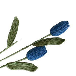 Ramo de Tulipanes de Ganchillo para el Día de San Valentín, Flores de Ganchillo Hechas a Mano, Regalo de Cumpleaños - Product Image 5