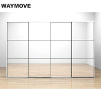 WAYMOVE Armoire de chambre à coucher coulissante moderne, portable, convertible et pliable pour la maison ou l'appartement, mobilier de salon design