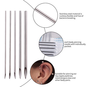 Disposable Sterilized 100pcs/Box Tattoo and <strong>Piercing</strong> <strong>Needles</strong> Body <strong>Piercing</strong> <strong>Needles</strong> for Permanent Makeup Accessories - Product Image 5