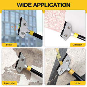 DIY Grade Multi-Purpose Razor Blade Scraper Tool 10 Extra Customizable OEM Support Blades <b>Floor</b>/Wall <b>Paint</b> Carbon Steel 30cm - Product Image 5