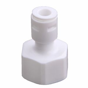KM43 Internal Straight 4-Point Thread Water Purifier <b>Connector</b> 3-Point Direct Fitting PE Water Pipe Water Filter Parts - Product Image 2