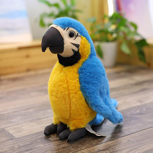 Peluche de Loro Ara, Juguete de Peluche de Pájaro Colorido para Niños, Juguete Educativo Temprano, Regalo para Amantes de las Aves, Decoración del Hogar - Product Image 5