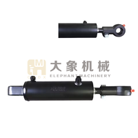 Cylindre hydraulique à économie d'énergie de bras de cylindre de pression d'huile personnalisé à double effet en acier au carbone de haute précision