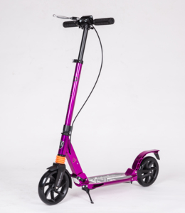 <strong>Kids</strong> Foldable Aluminum Alloy Foot <strong>Scooter</strong> Two PU Wheels Lightweight Outdoor <strong>Luggage</strong> Front/Rear Shock Absorption for Children - Product Image 3