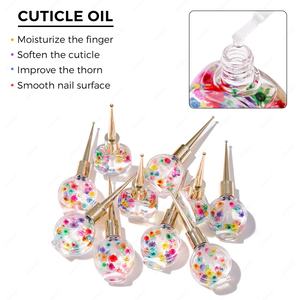 JTING Nuevo Estilo Aceite para Cutículas con Flor 15ml, Aceite Transparente para Uñas, Marca Privada OEM, Aceite Revitalizante Nutritivo Personalizado Gratis - Product Image 4