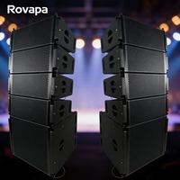 Profesyonel 15 İnç Çok Boyutlu Pasif Line Array Hoparlör / Wi-Fi 500W Çıkış Güçlü Ahşap Yapı Dış Mekan Kullanımı Yüksek Çözünürlüklü Ses