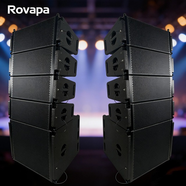 Professional 15-Inch Multi-size Passive Line Array Speaker /wi-fi 500W Output Durable Wood Construction Outdoor Use Hi-Res Audio
