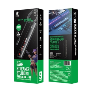 Plextone gs5 âm thanh Adapter USB HUB 5IN1 60W PD nhanh phí chơi game Adapter Loại C đến 3.5mm Adapter USB Hub 3.0 - Product Image 6