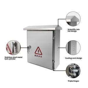 Tudo pode ser personalizado fabricante profissional da caixa de metal aço inoxidável caixa de controle de distribuição painel